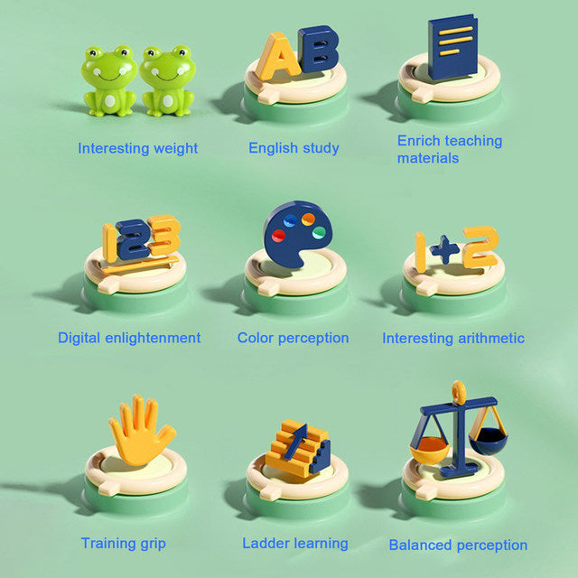 Multifunction Best Frog Digital Balance with Spelling Kit - 009 - Default Title - Odeez | Educational Toys Pakistan 