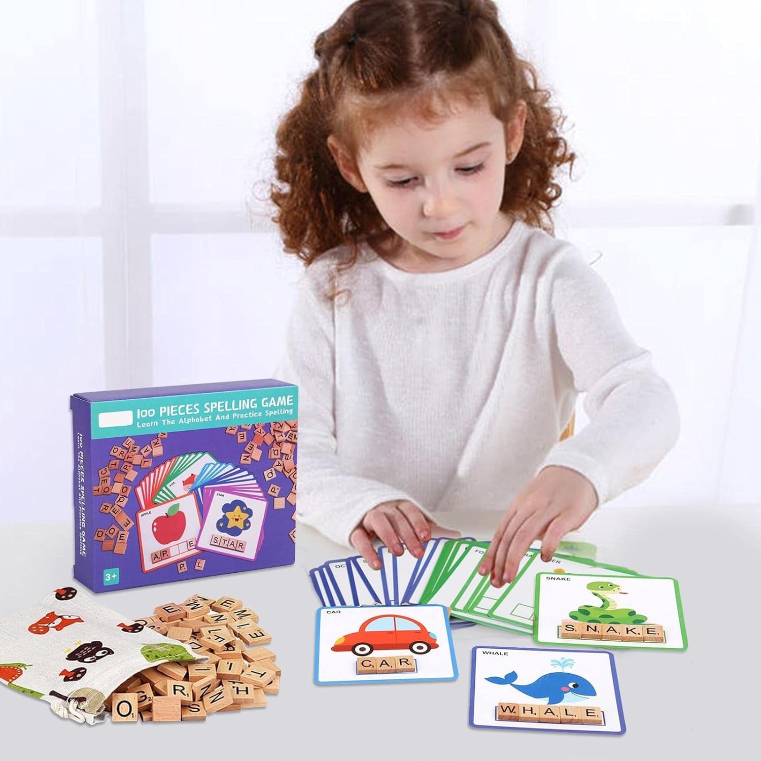 Alphabet Learning and Practice Spelling Game - 100 Pieces - Default Title - Odeez | Educational Toys Pakistan 