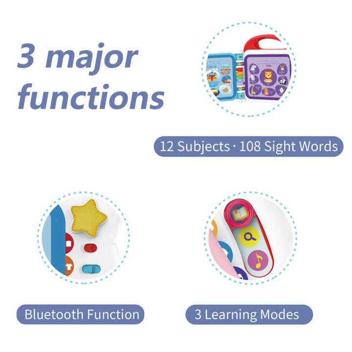 Touch and Learn Words Book with Bluetooth Function - 108 Words - Default Title - Odeez | Educational Toys Pakistan 