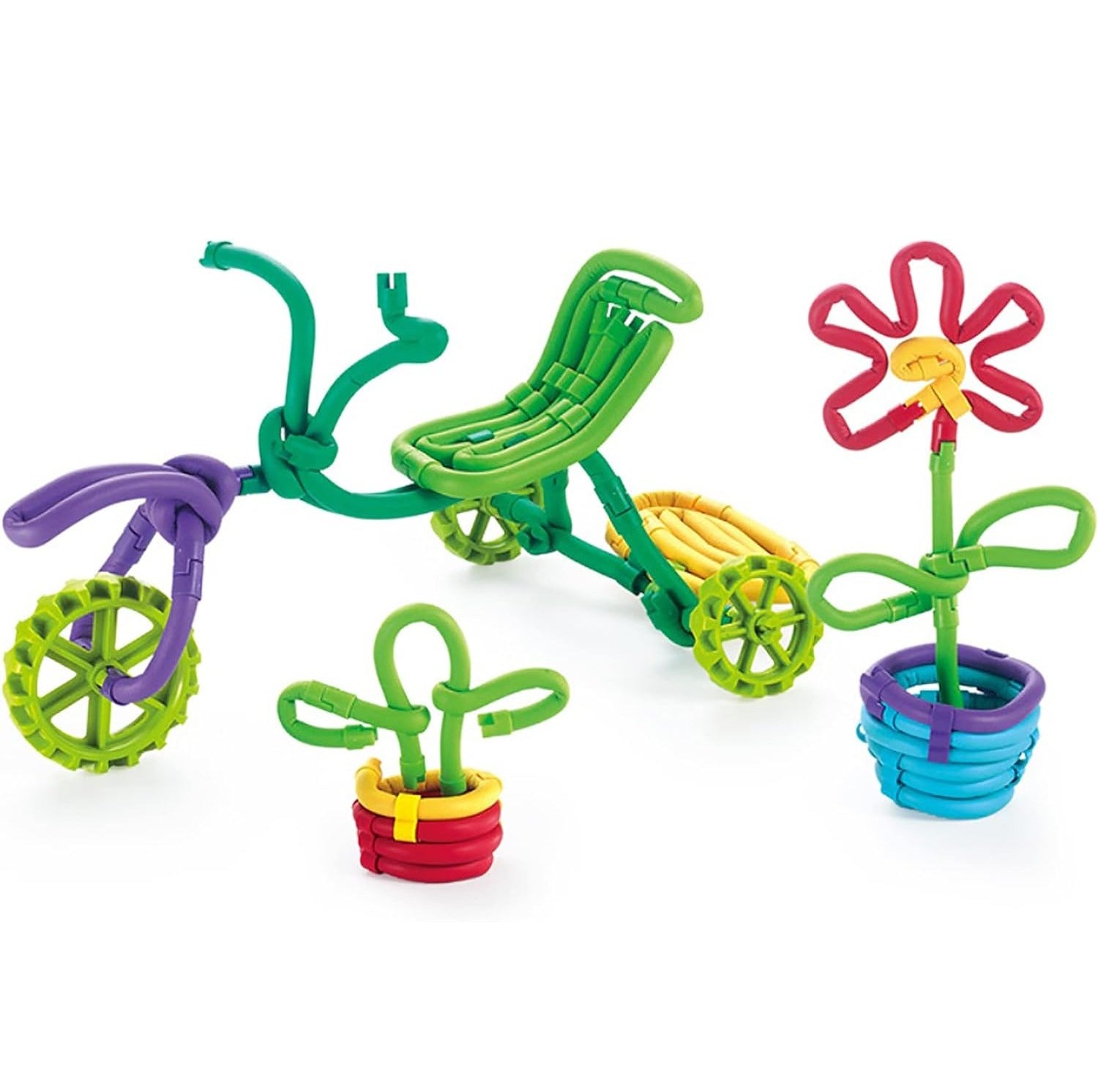 3D Art Creative Soft Twister Rods Building Stick - 85 pieces - Default Title - Odeez | Educational Toys Pakistan 