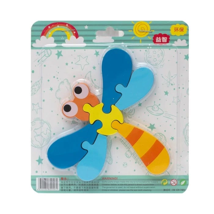 3D Cute Learning Animal Jigsaw Puzzle - Random Design - Default Title - Odeez | Educational Toys Pakistan 