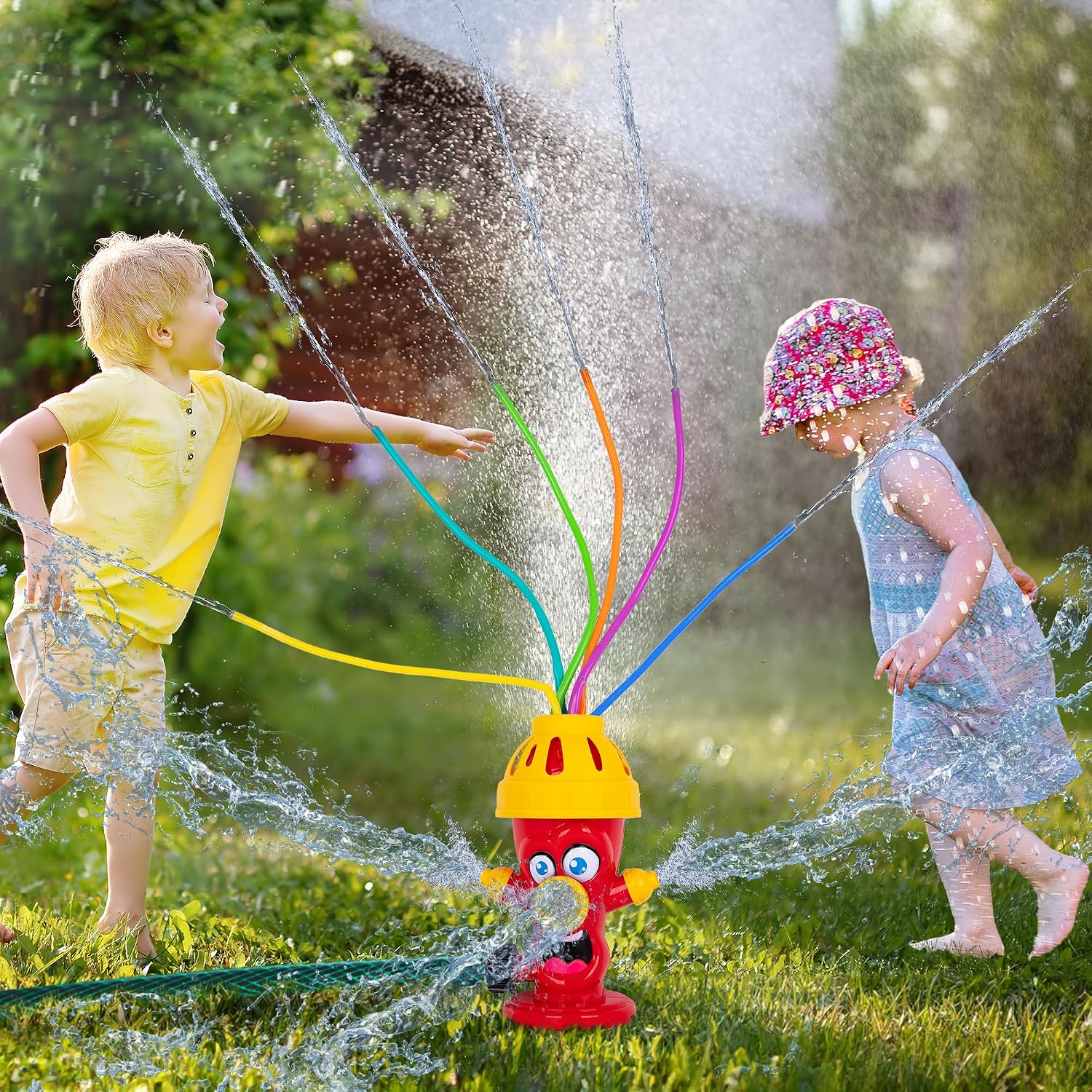 5in1 Water Spray Fire Hydrant Sprinkler Pretend Play - 067
