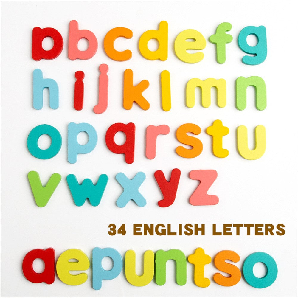 Wooden Word Spelling Learning Tin Box - 781