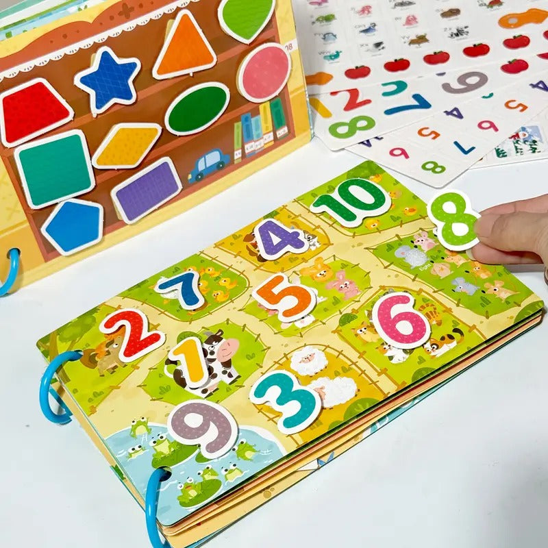 DIY Numeral Busy Book Multiple Activities - 611