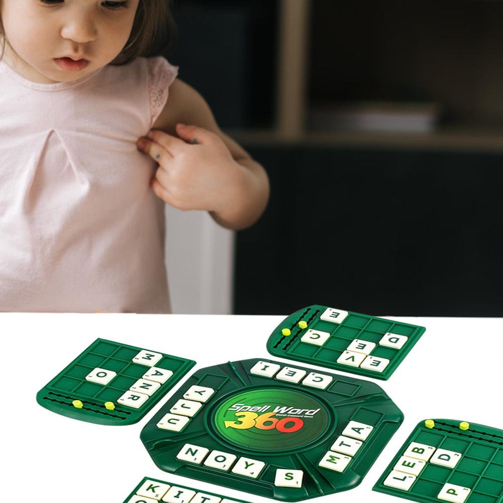 Scrabble 360 Word Spell Crossword Game - 520 - Default Title - Odeez | Educational Toys Pakistan 