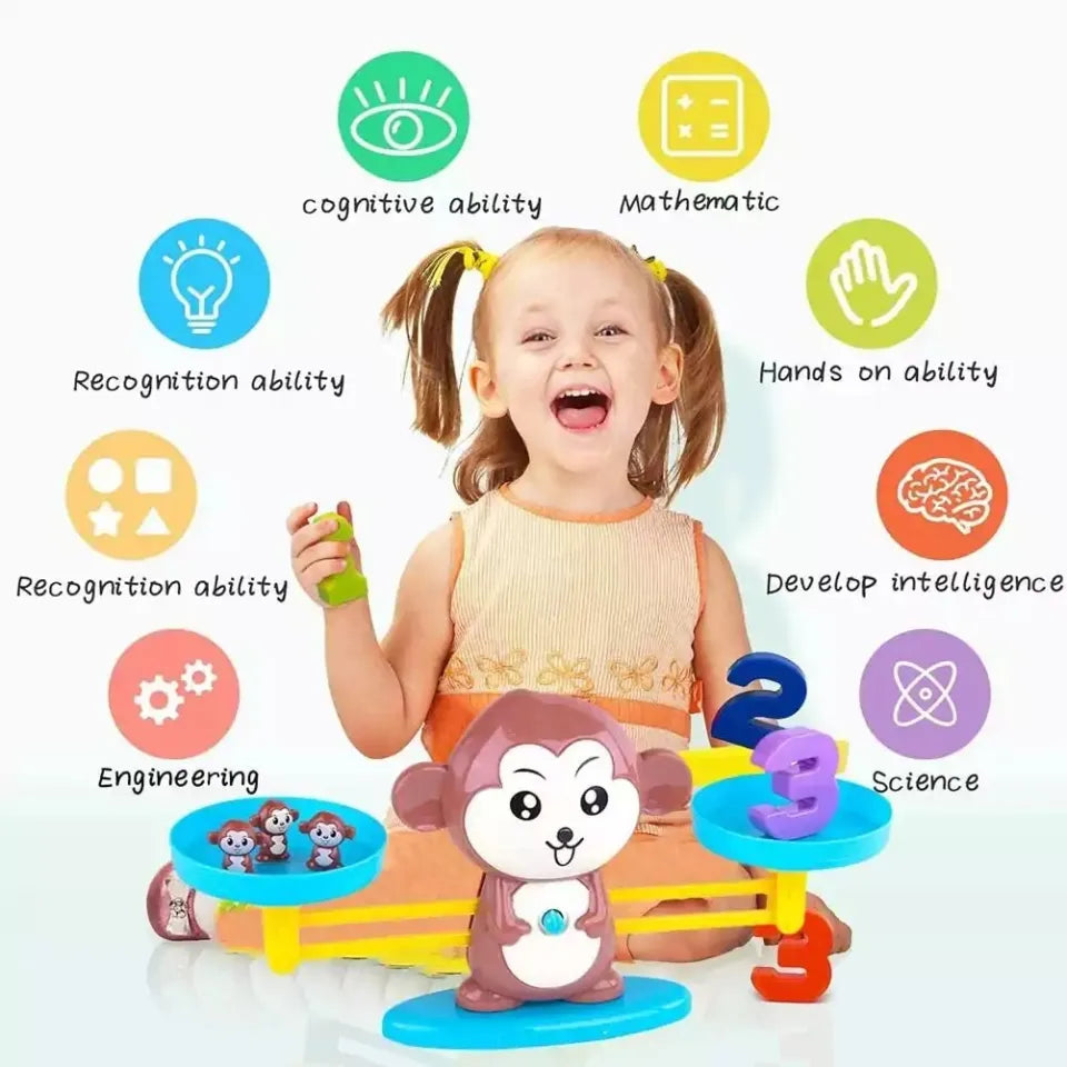 Monkey Balancing with Mental Maths Learning Kit