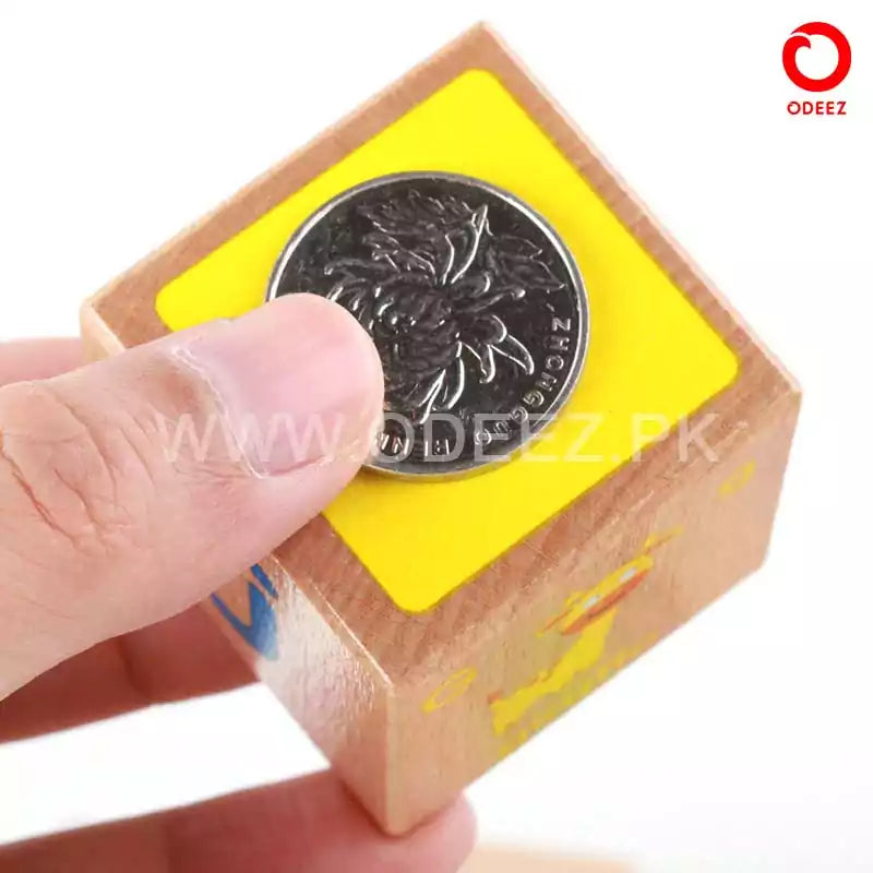 ABC Solid Wooden Building Blocks With Multiple Activities - Default Title - Odeez | Educational Toys Pakistan 