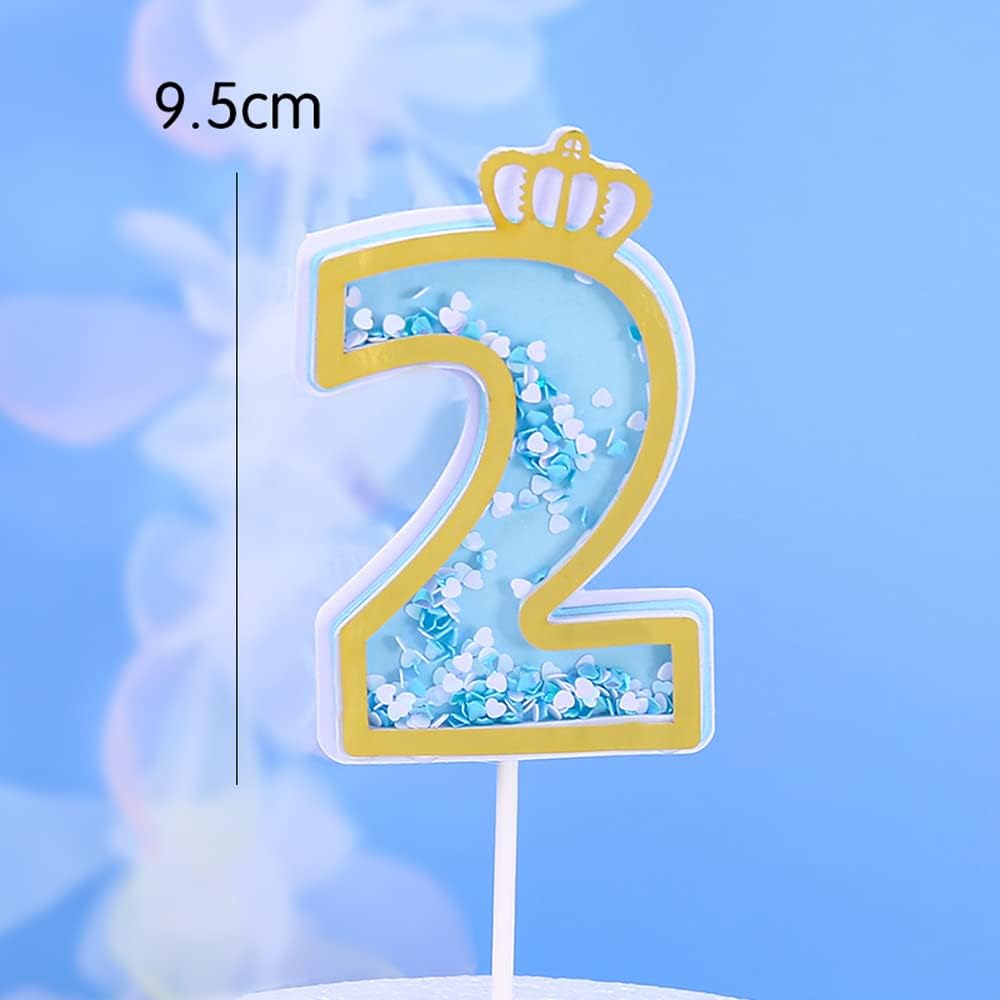 Age Fancy Shining Star Birthday Cake Topper - One year / Blue-One year / Pink-Two year / Blue-Two year / Pink - Odeez | Educational Toys Pakistan 