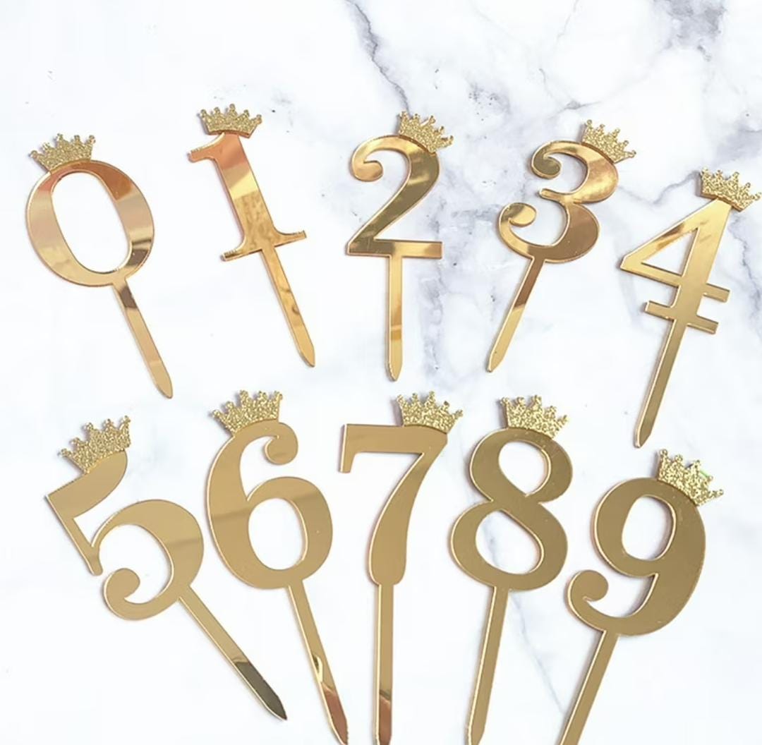 Age Birthday Cake Topper - One year-Two years-Three years - Odeez | Educational Toys Pakistan 