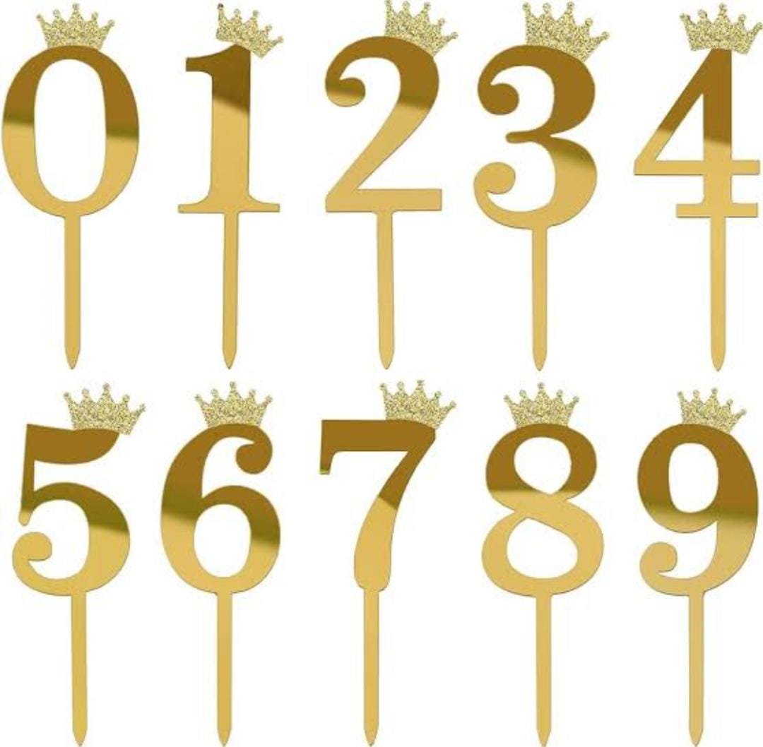 Age Birthday Cake Topper - One year-Two years-Three years - Odeez | Educational Toys Pakistan 