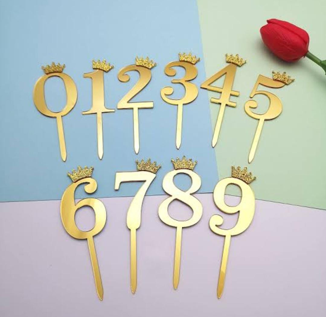 Age Birthday Cake Topper - One year-Two years-Three years - Odeez | Educational Toys Pakistan 