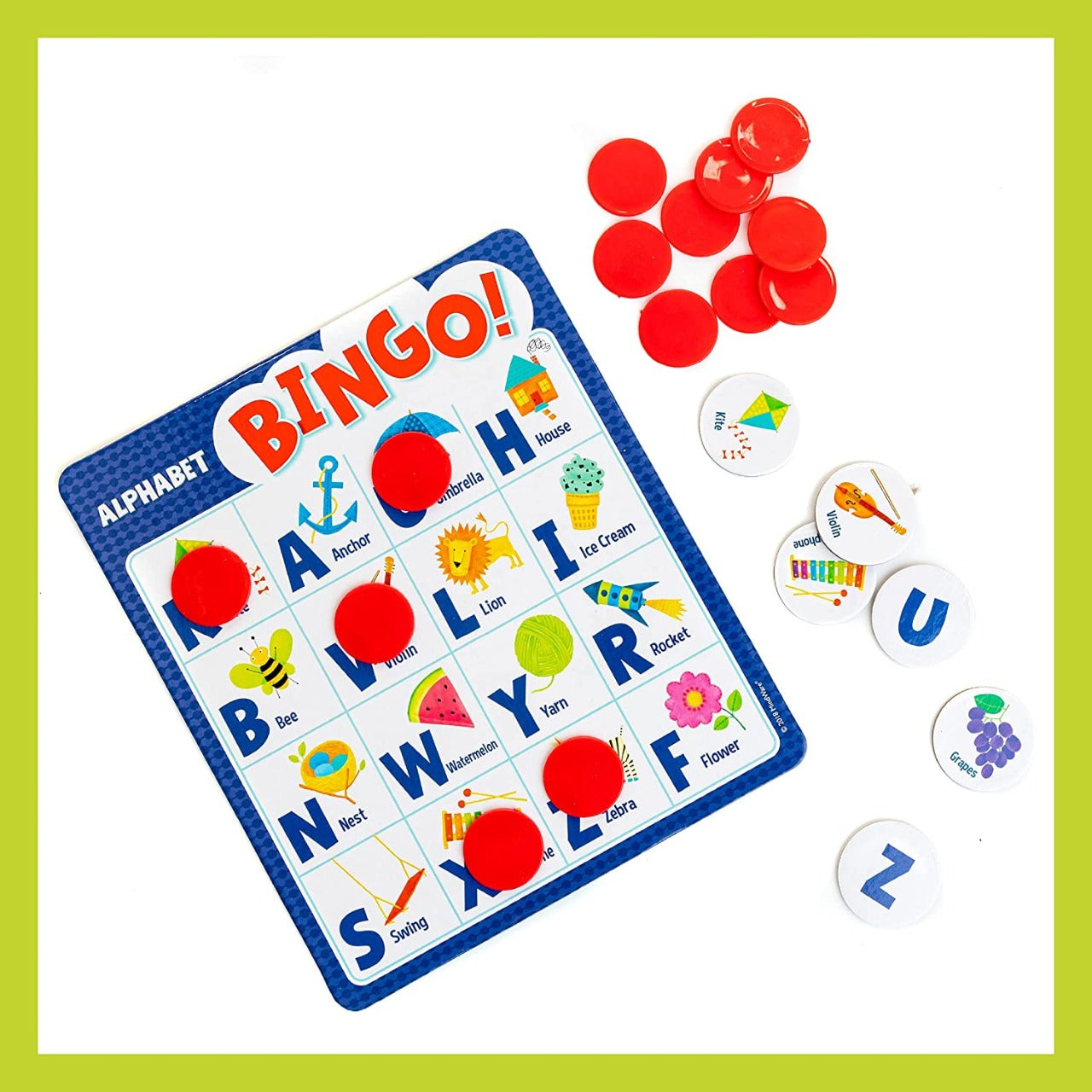 Alphabet Bingo Recognition Uppercase Letter - 8020 - Default Title - Odeez | Educational Toys Pakistan 