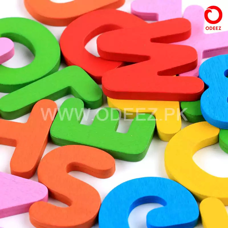 Alphabet wooden Identification Cards - Default Title - Odeez | Educational Toys Pakistan 