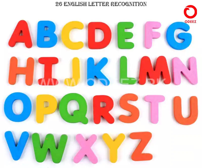 Alphabet wooden Identification Cards - Default Title - Odeez | Educational Toys Pakistan 