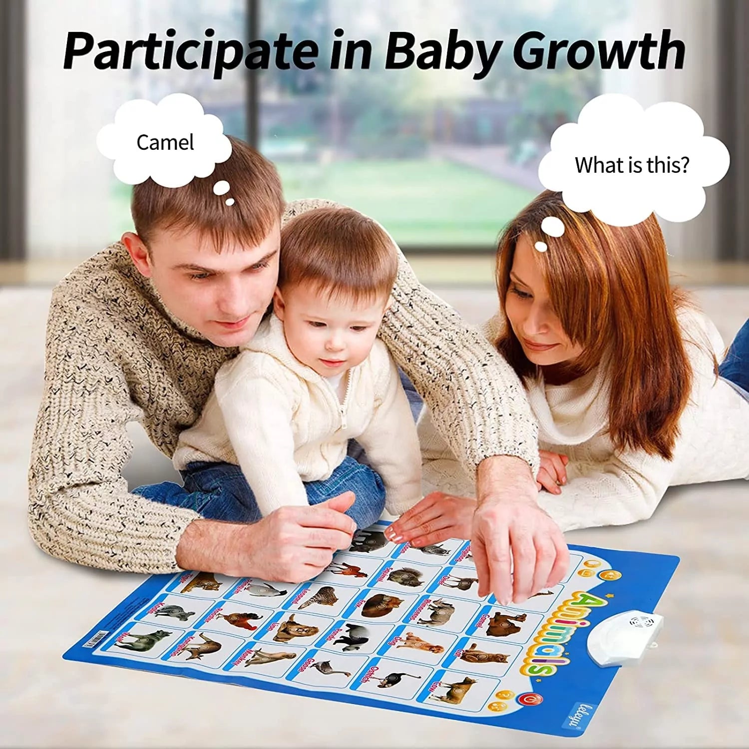 Animals Recognition Chart with Sound for Kids - 906 - Default Title - Odeez | Educational Toys Pakistan 