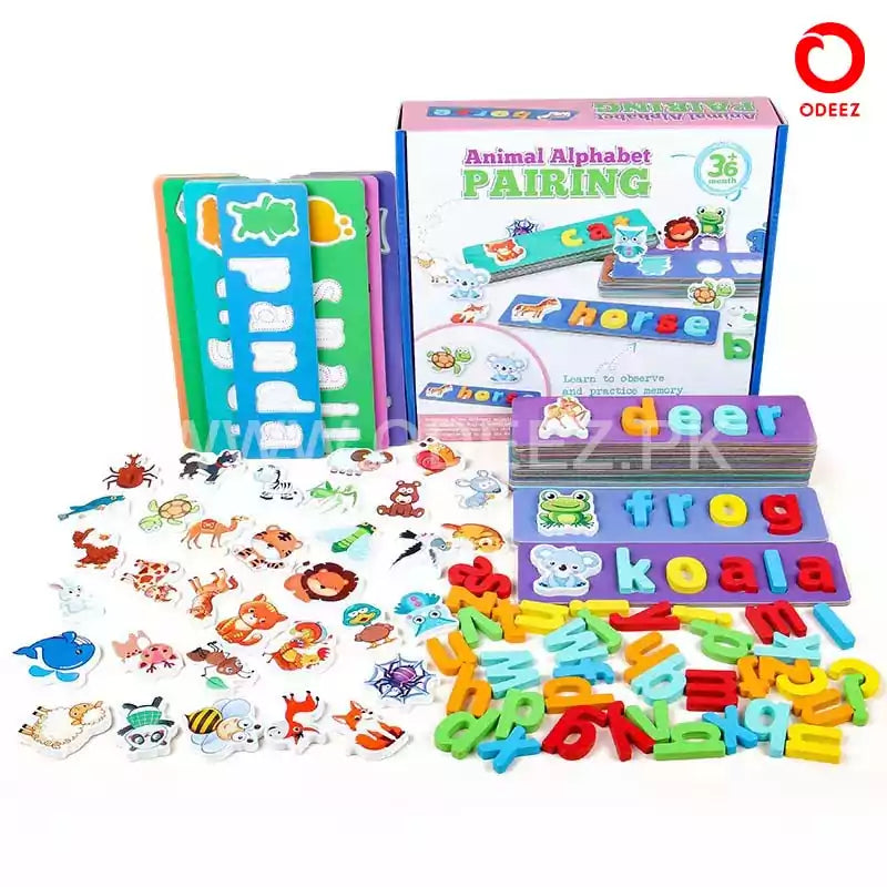 Animals Spelling Learning Kit - Default Title - Odeez | Educational Toys Pakistan 