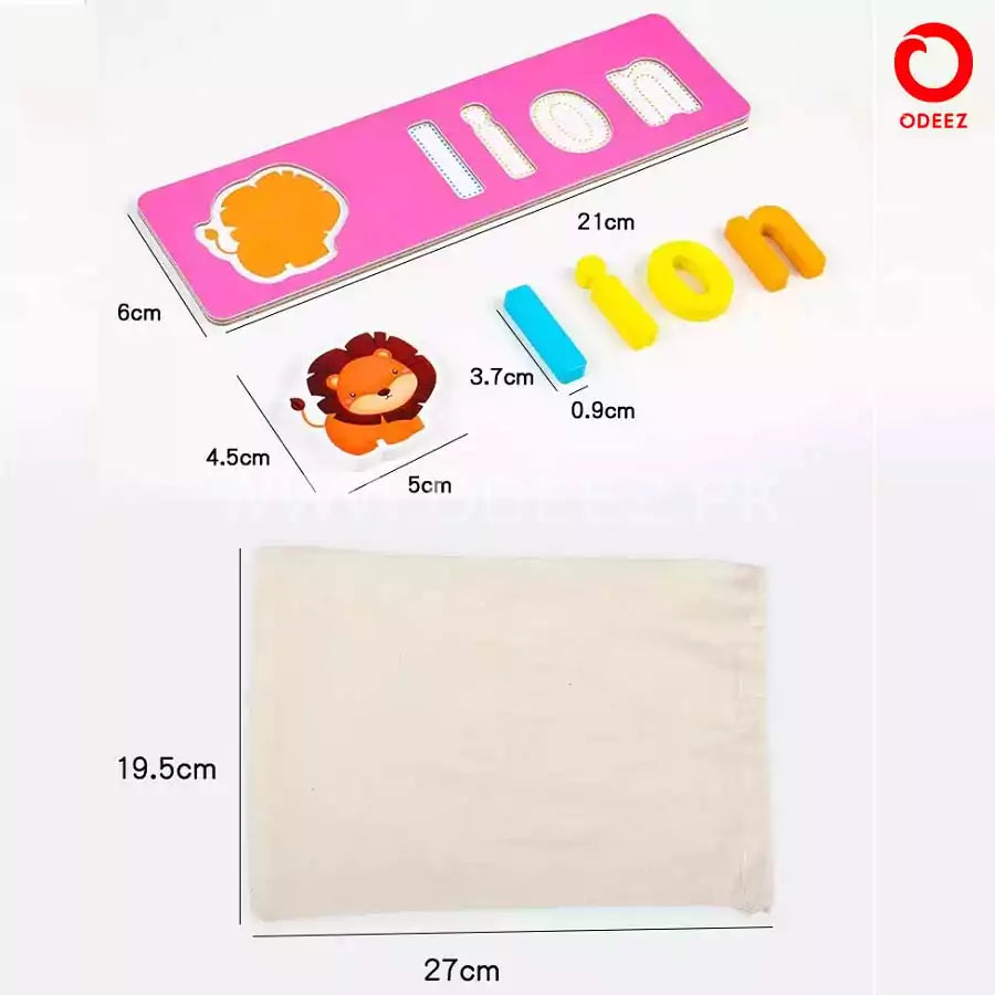 Animals Spelling Learning Kit - Default Title - Odeez | Educational Toys Pakistan 