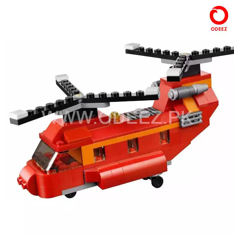 Architect Fighter Helicopter Model 3 - 145 Pieces - Default Title - Odeez | Educational Toys Pakistan 