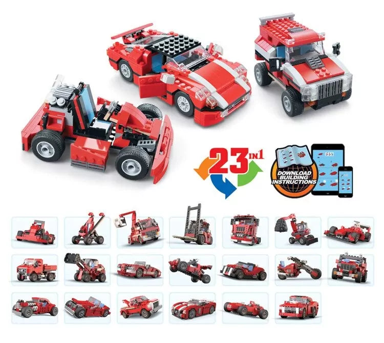 Architect Super Speedster 23 in 1 Blocks - 278 pieces - Default Title - Odeez | Educational Toys Pakistan 
