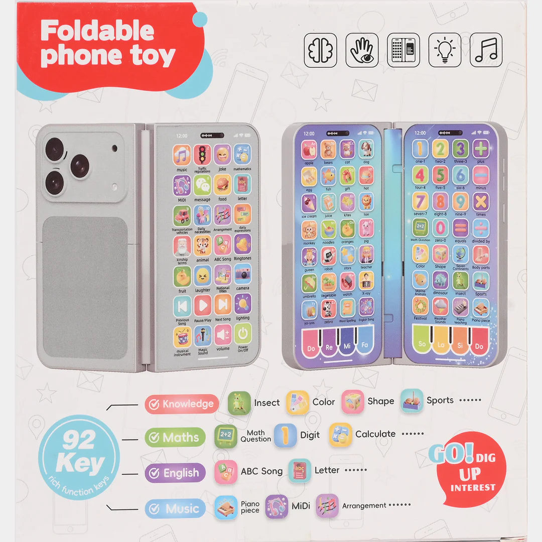 Mini iphone 17 pro max Foldable Learning Toy - 104