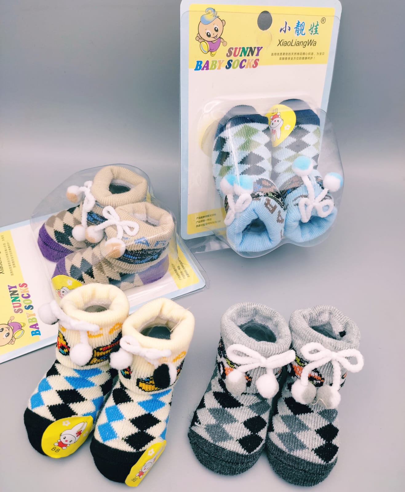 Baby Casual Socks - 3 to 12 Months - Default Title - Odeez | Educational Toys Pakistan 