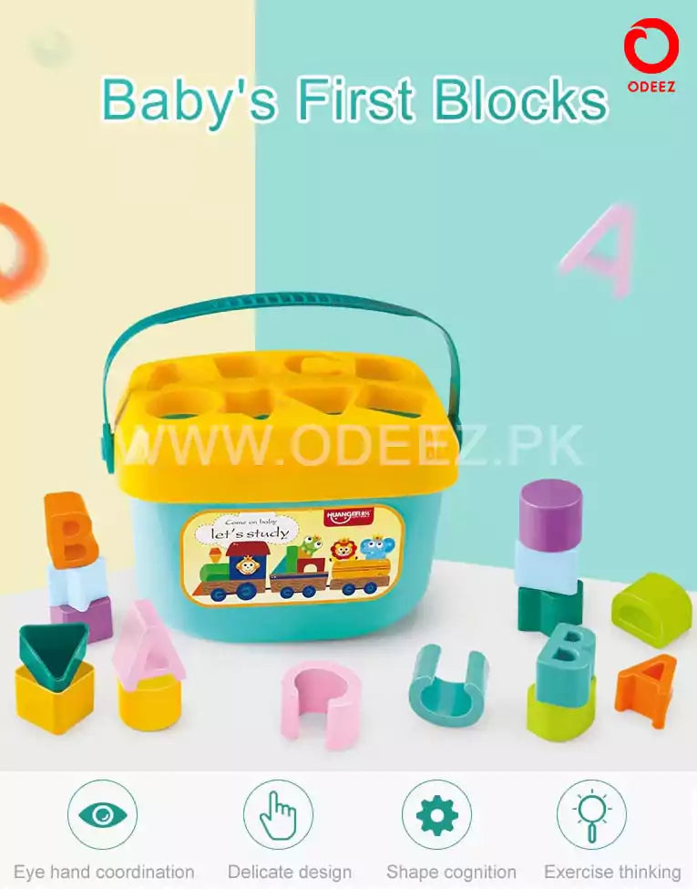 Baby's First Sorting Blocks - Default Title - Odeez | Educational Toys Pakistan 