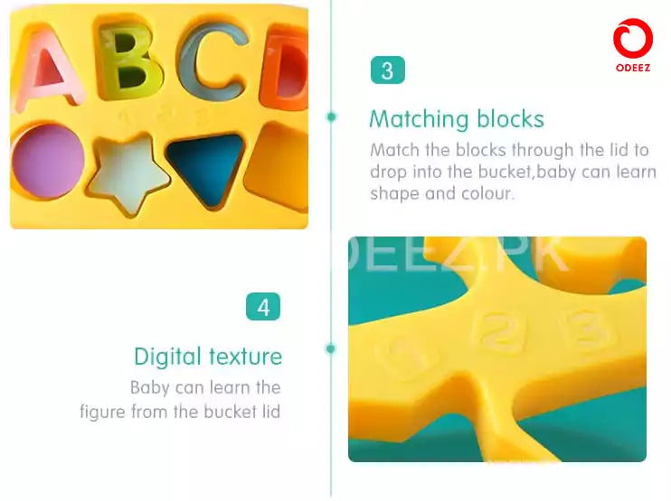 Baby's First Sorting Blocks - Default Title - Odeez | Educational Toys Pakistan 