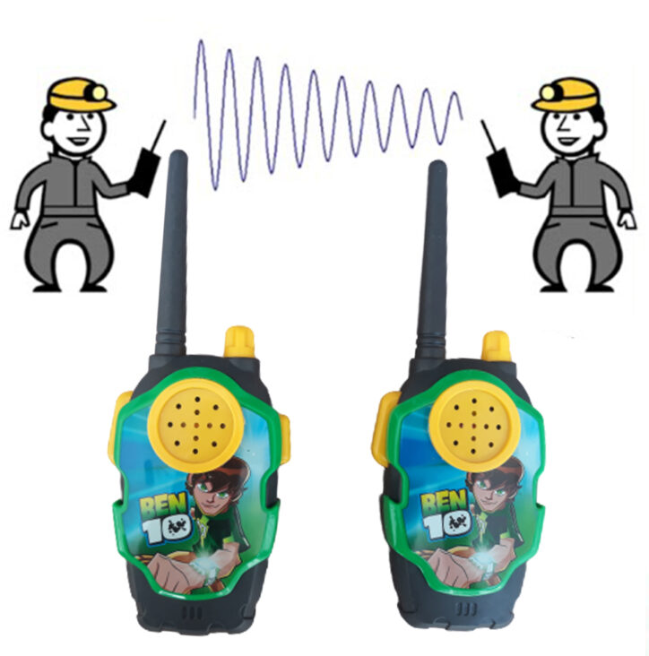 Ben10 Alien Force Walkie Talkie Set AAA Battery - 685