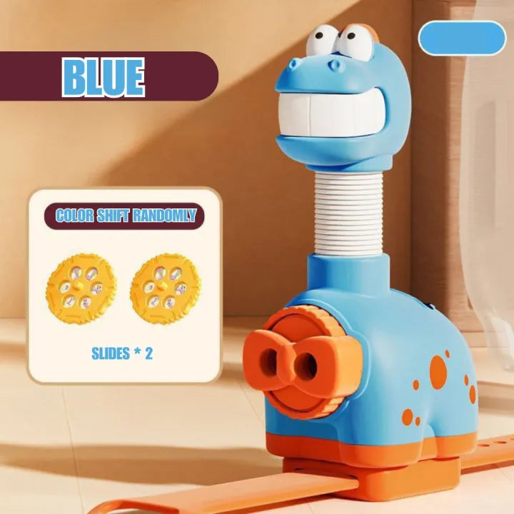 Dinosaur Projection Pop Tube Watch - 81A - Blue-Pink-Purple-Green - Odeez | Educational Toys Pakistan 