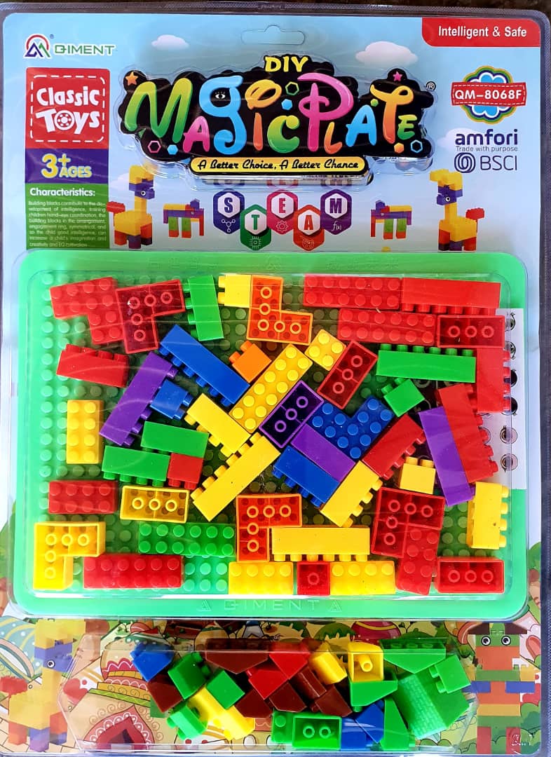 DIY Magic Plate Classic Building Blocks - 68F – Odeez