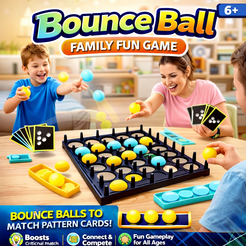 Bounce Ball Board Game Connect and Match Challenge - 860