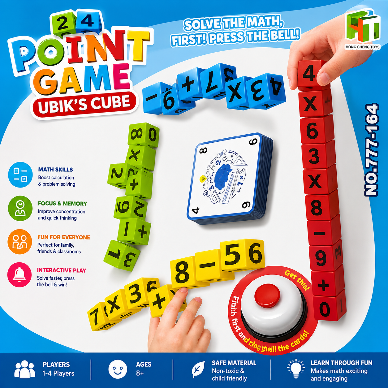 Point Game ubik's Cube Math Learning Game - 164