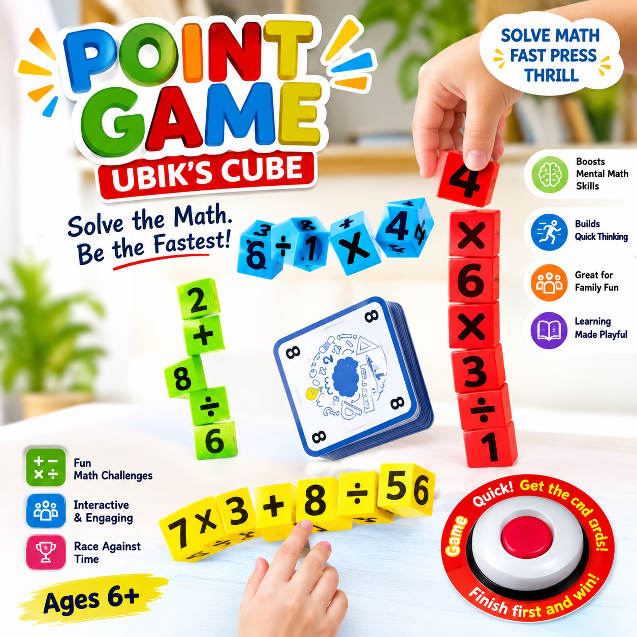 Point Game ubik's Cube Math Learning Game - 164