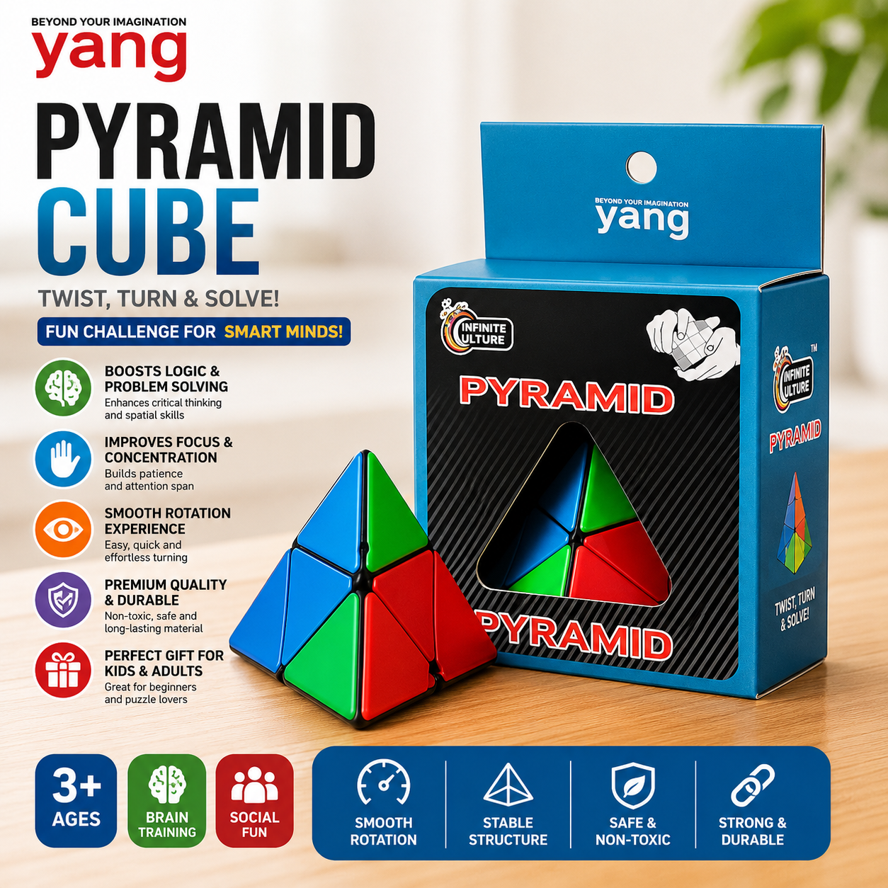 Pyramid Speed Cube - 172