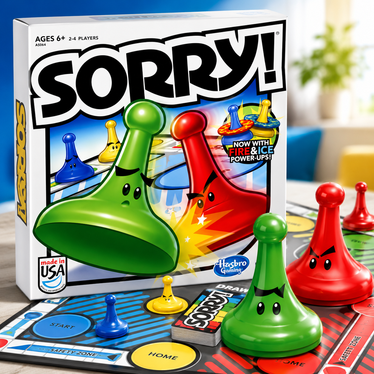 Sorry Race to Home Family Board Game - 69Y