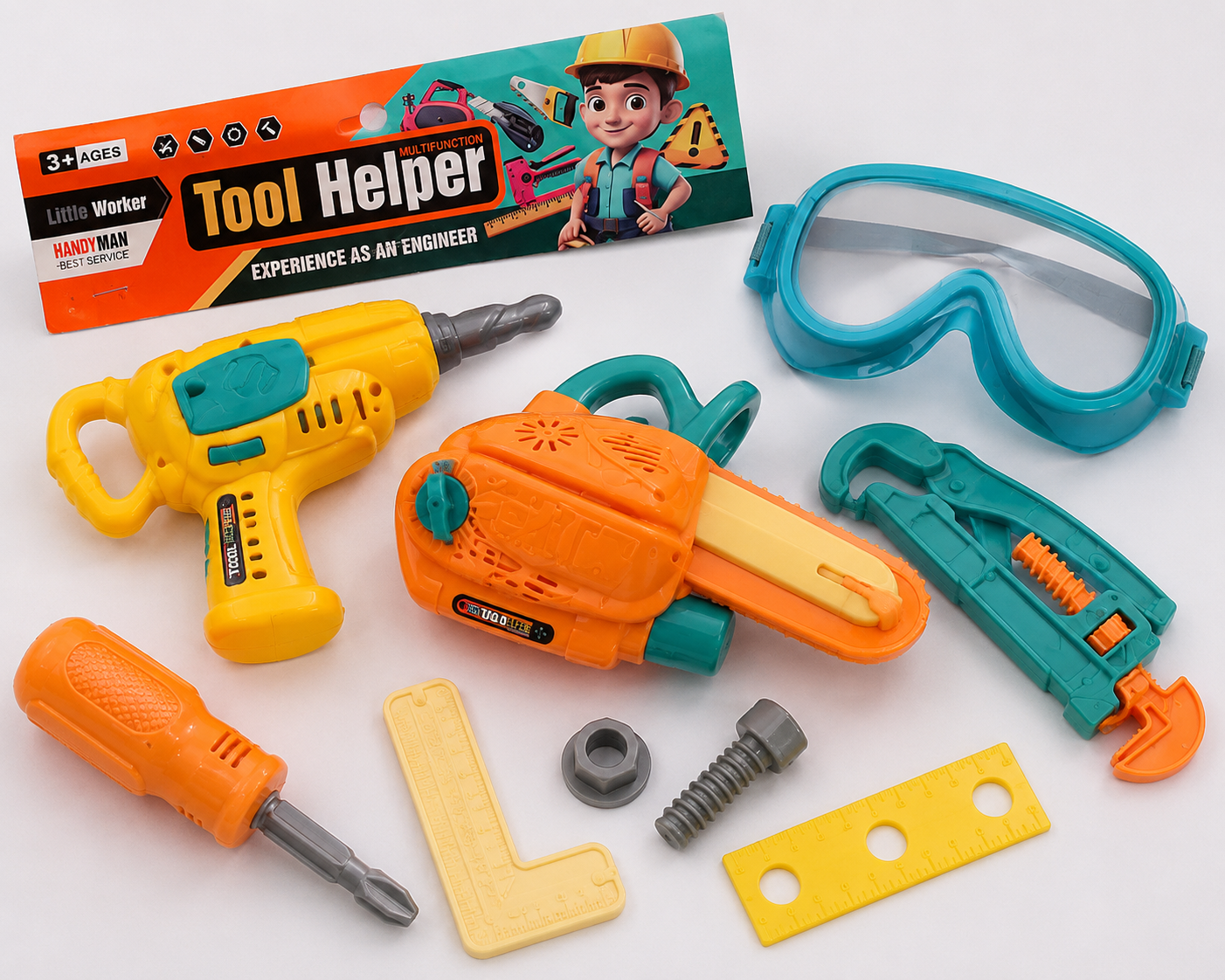 Kids Tool Helper Pretend Play Tool Set - 621