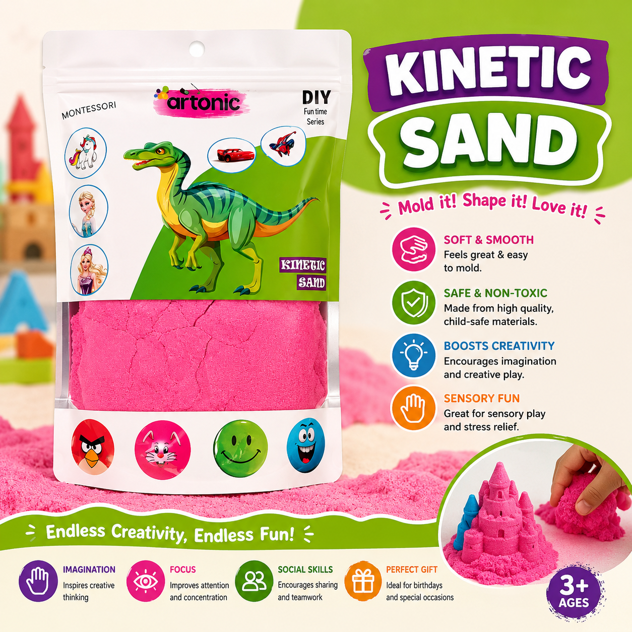 Kinetic Sand – 1000 Gram