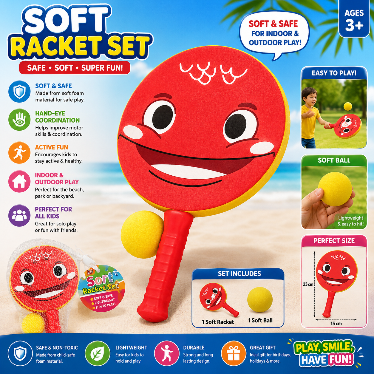 Soft Racket Set - 955