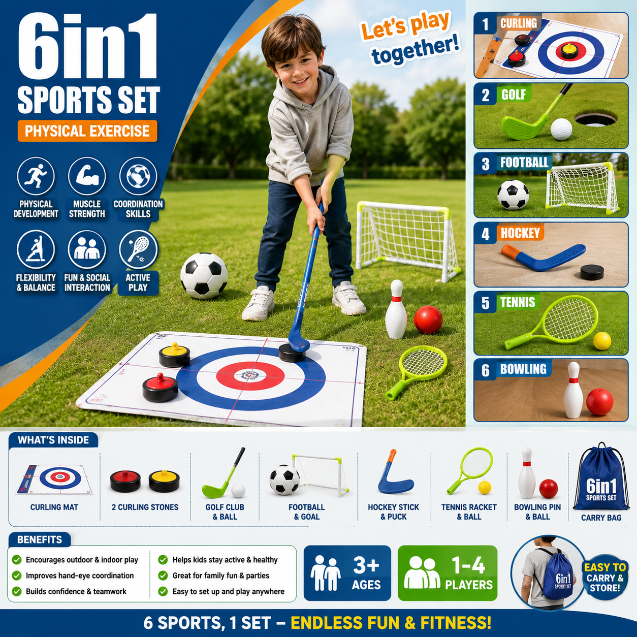 6 in 1 Sports Set - 02B