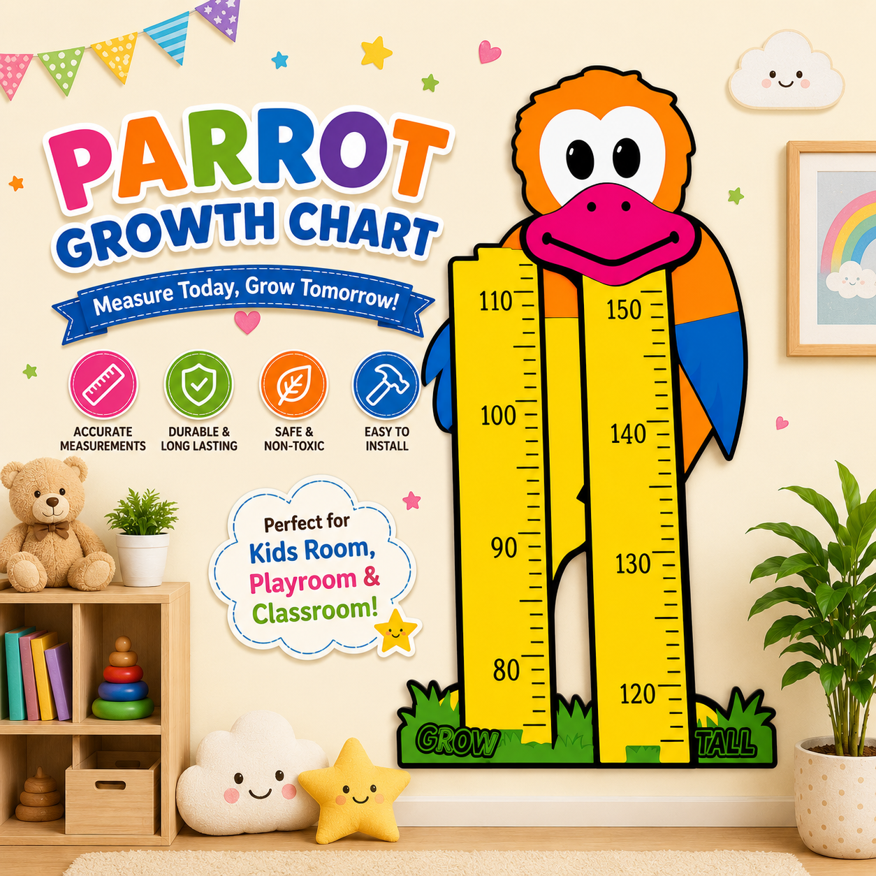 Grow Meter Height Chart - Random Designs