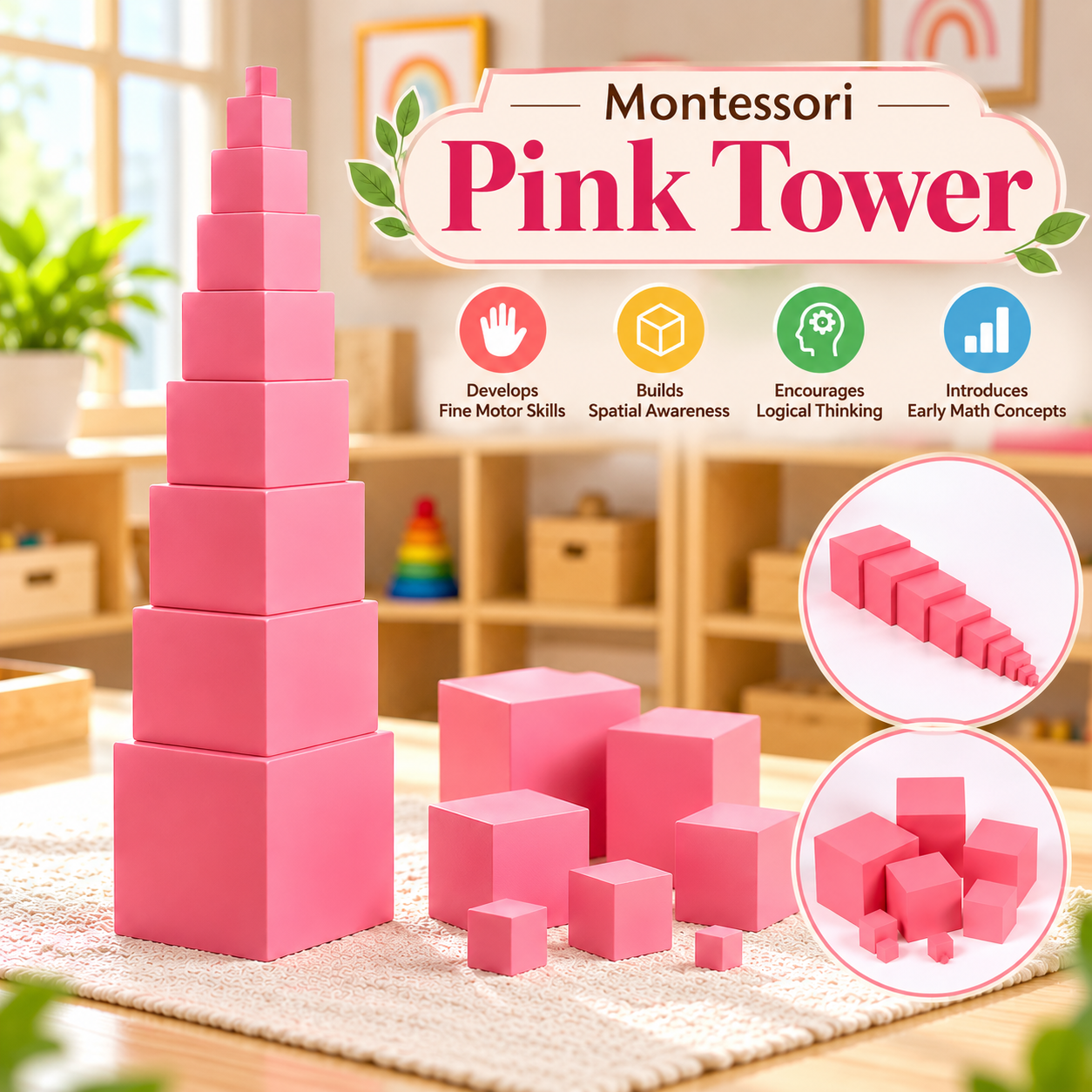 Montessori Pink Tower