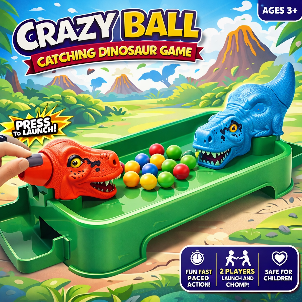 Crazy Ball Catching Dinosaur Game - 618