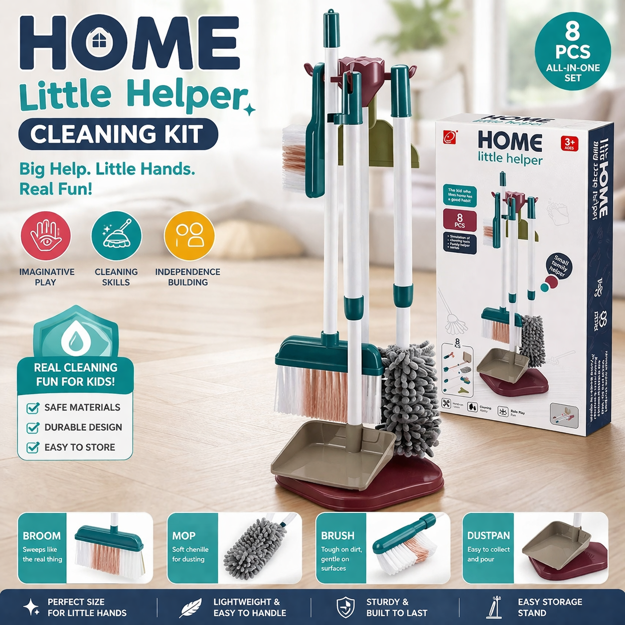 Home Pretend Play Little Helper Cleaning Kit - 760