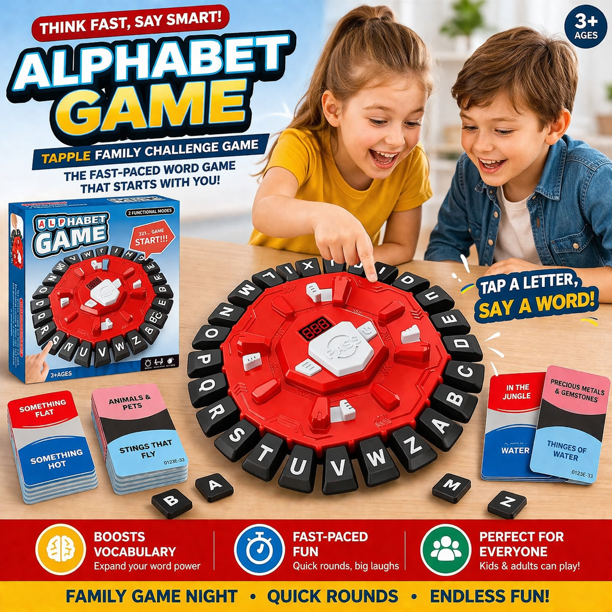 Alphabet Game – Family Tapple Word Challenge - 700