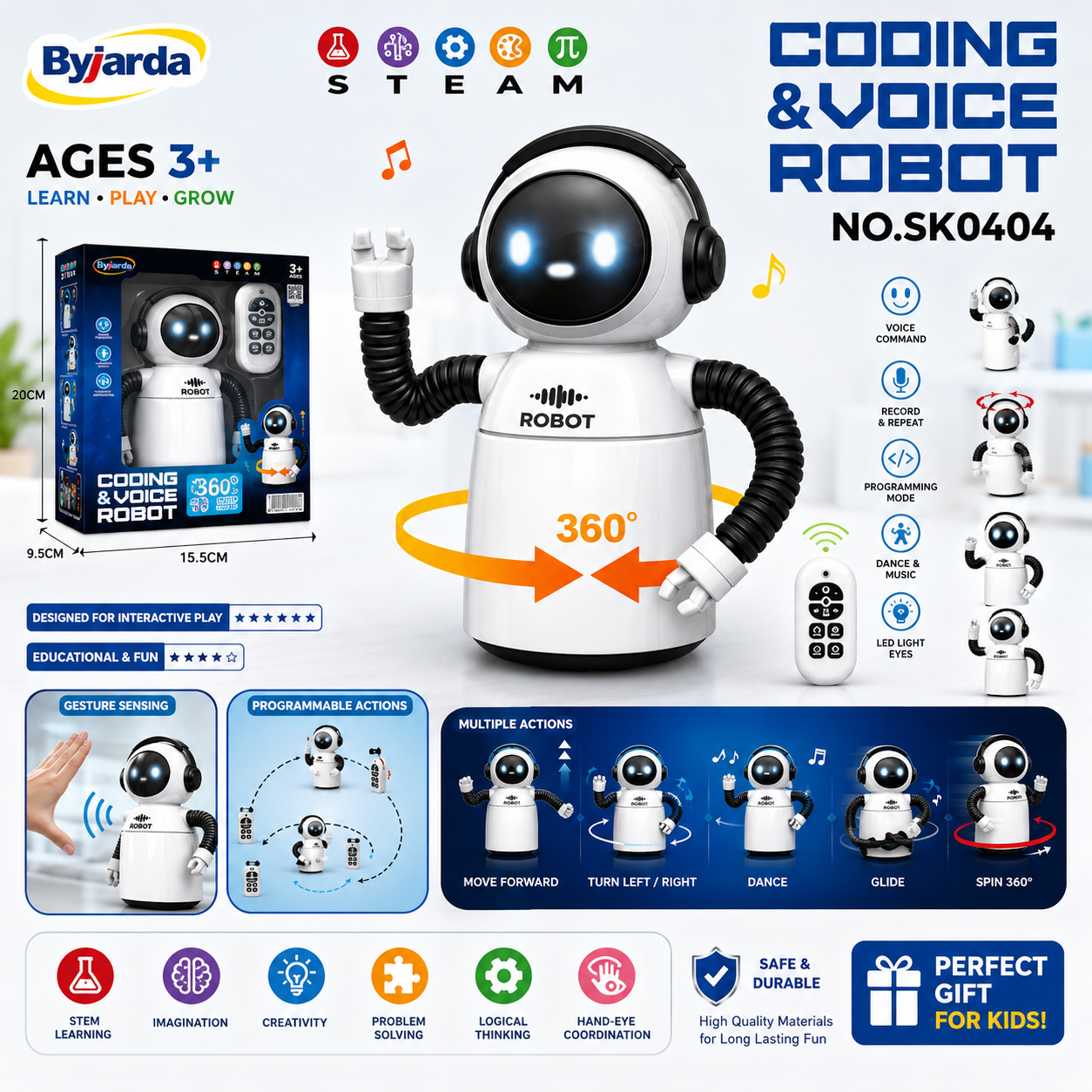 STEAM Coding and Voice Robot Interactive Robot Toy - 403