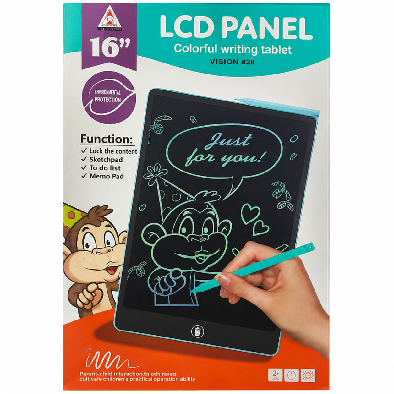 LCD Writing Activity Tablet Single color