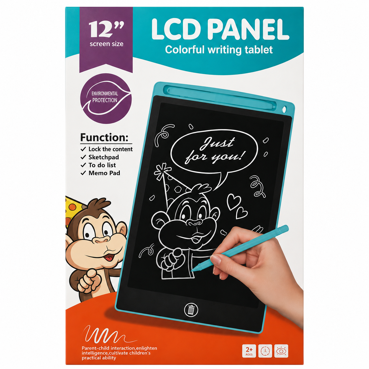 LCD Writing Activity Tablet Single color