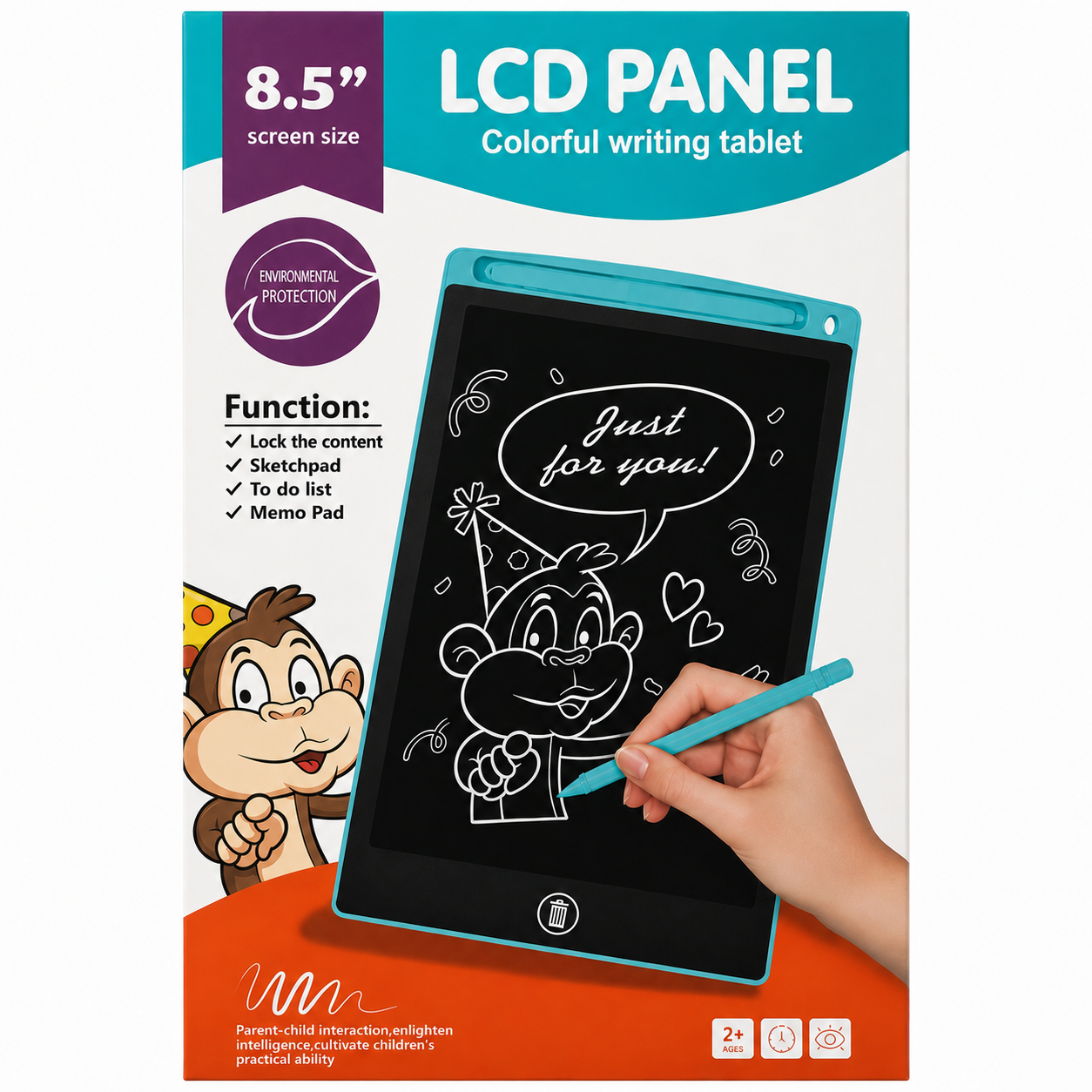 LCD Writing Activity Tablet Single color