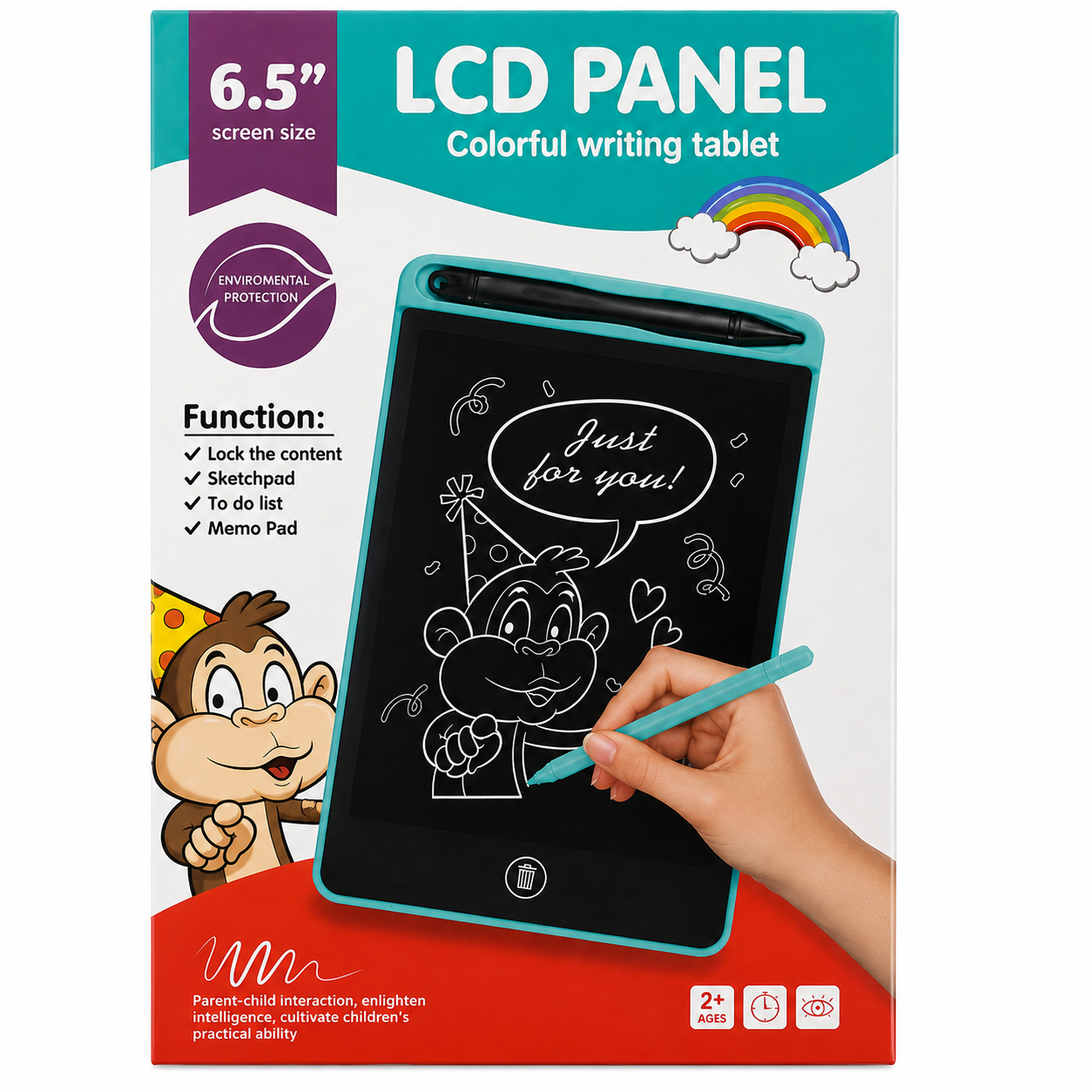 LCD Writing Activity Tablet Single color