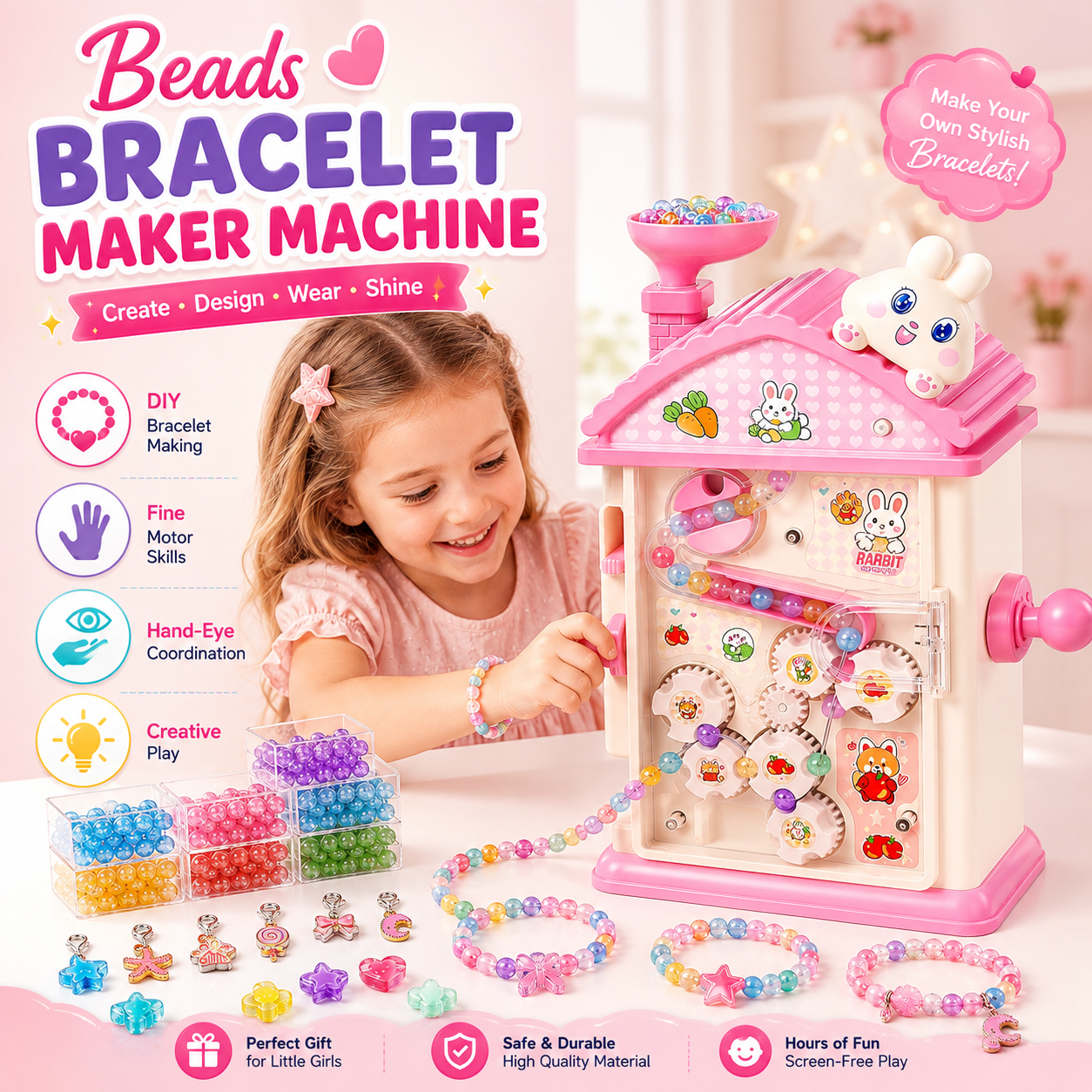 DIY Jewelry Bead Making for Kids - 616